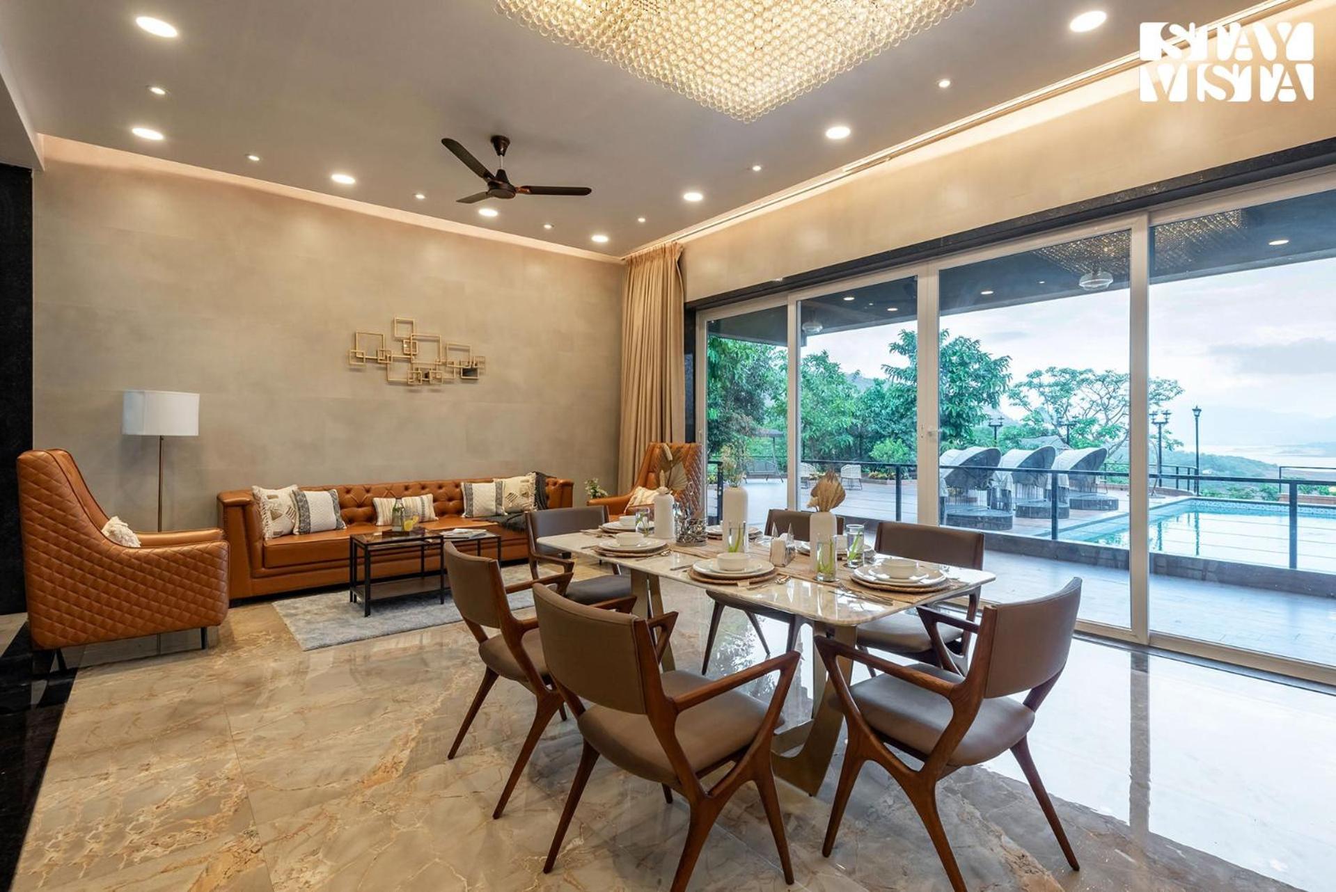 Stayvista At La Nirvana With Pool, Music Speaker & Indoor-Outdoor Game Lonavala Exterior photo